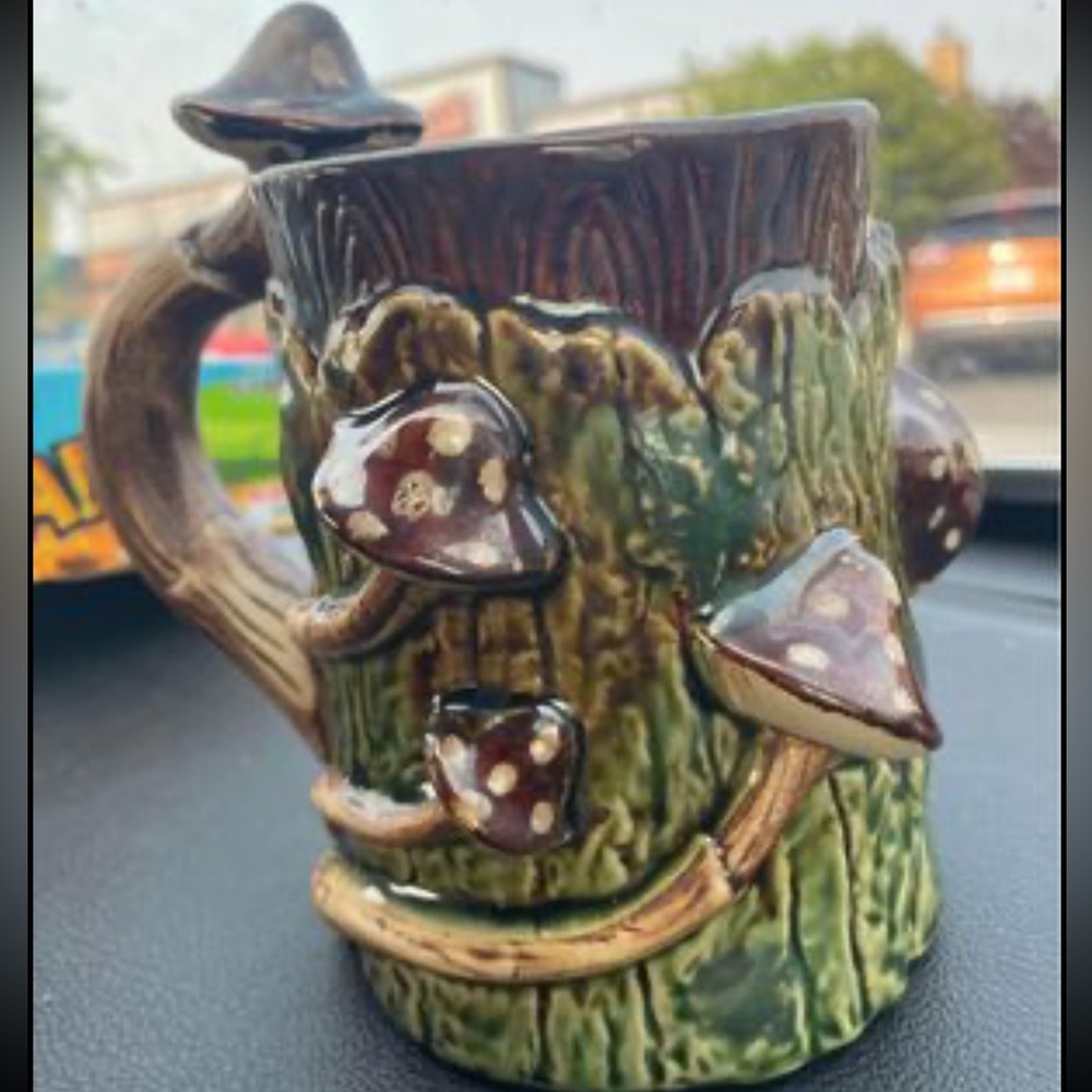 Ceramic mushroom mug/stein